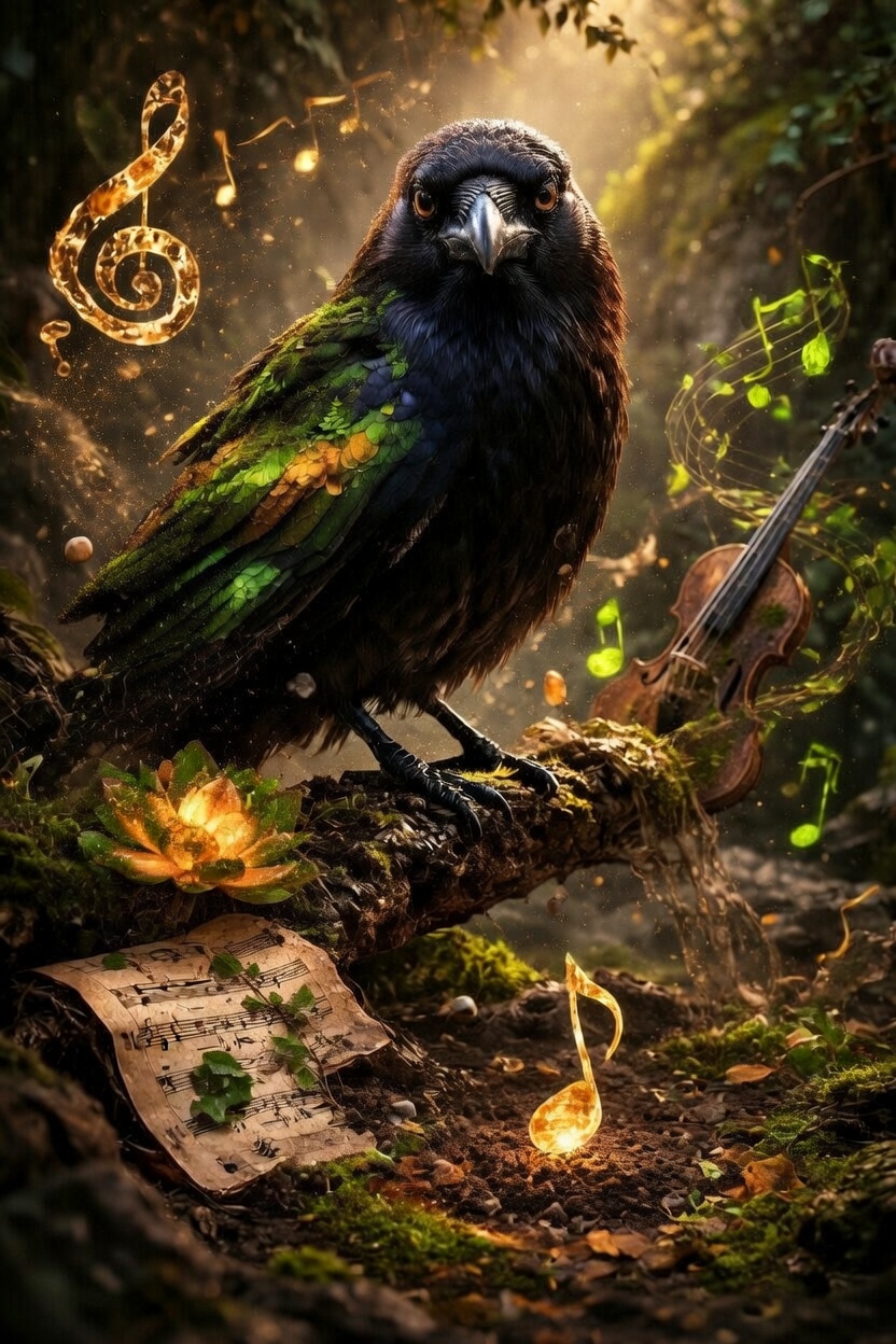 Thorne, cuervo guardián del elemento tierra